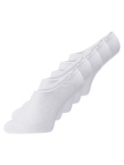 Jack & Jones Basic Trumpos kojinės Balta 5-pack