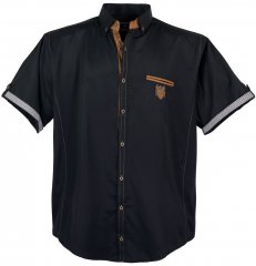 Lavecchia 1128 Short sleeve Shirt Black