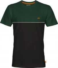 Motley Denim Athens Two-Toned T-Shirt Black/Racing Green