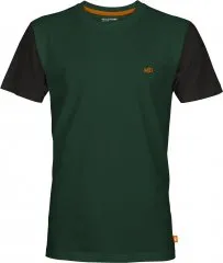 Motley Denim Granada Black Short Sleeved T-Shirt Racing Green