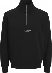 Jack & Jones Soho Sweatshirt with Zipper Black