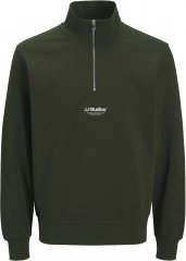 Jack & Jones Soho Sweatshirt with Zipper Green