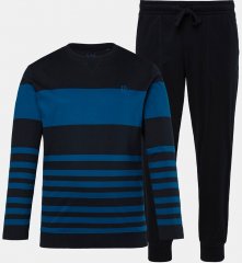 JP1880 Pyjamas Two-piece Long Sleeve with Stripes Blue