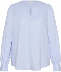 Kaffe Curve Juda Blouse Nantucket Breeze Stripe Blue