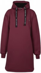Nora Mikken KRISTINA Long Hoodie Burgundy