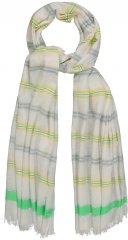 Ulla Popken Glitter Effect Scarf Lime