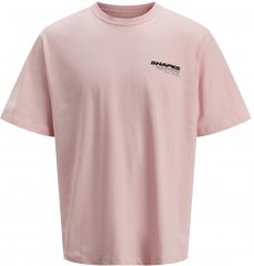 Jack & Jones Fold Crew Neck T-Shirt Tickled Pink