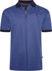 Kam Jeans 5520 Dobby Weaved Polo Victoria Blue
