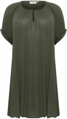 Kaffe Curve Ami Trumpomis rankovėmis Tunika Vynuogės lapas