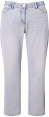 Ulla Popken Dyed Stretch Fit Boyfriend Jeans Light Light Blue Denim