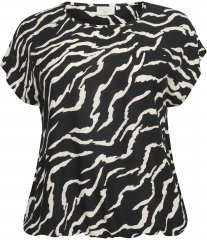 Kaffe Curve Sonna Stanley Topas Juoda/Antique Zebro raštas