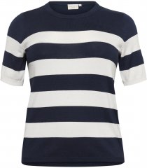 Kaffe Curve Lizzy juostad Megztinis Midnight/Chalk juosta