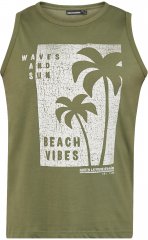 North Latitude 61321 Marškinėliai Be Rankovių Alyvuogių Žalia