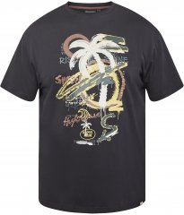 North Latitude 61360 Marškinėliai Su Spauda Juoda