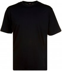 Espionage T015 Plain Crew Neck T-Shirt Black