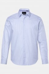 JP1880 Business Shirt Long Sleeve Striped Snow White