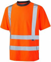 Leo Braunton Coolviz T-shirt Hi-Vis Orange
