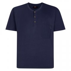 Espionage T447 Grandad Tee Juoda