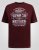 D555 Baldwin Grumpy Old Man Club Print Crew Neck T-shirt Burgundy/ Black Twist - Marškinėliai - Marškinėliai - 2XL-14XL