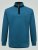 D555 Conway 1 1/4 Zip Neck Fleece Sweatshirt With Bear Logo Teal - Megztiniai ir džemperiai - Megztiniai ir Džemperiai - 2XL-14XL