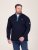 D555 Conway 2 1/4 Zip Neck Fleece Sweatshirt With Bear Logo Tamsiai mėlyna - Megztiniai ir džemperiai - Megztiniai ir Džemperiai - 2XL-14XL