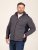 D555 Conrad Detachable Hood Bonded Fleece Zip Through Hoody Tamsiai mėlyna - Megztiniai ir džemperiai - Megztiniai ir Džemperiai - 2XL-14XL