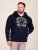 D555 Hector Adventurer Printed Zip Through Hoody Tamsiai mėlyna - Megztiniai ir džemperiai - Megztiniai ir Džemperiai - 2XL-14XL