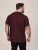 D555 Baldwin Grumpy Old Man Club Print Crew Neck T-shirt Burgundy/ Black Twist - Marškinėliai - Marškinėliai - 2XL-14XL