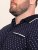 D555 Reid AOP Polo With Jacquard Collar, Pocket And Cuffs Tamsiai mėlyna - Polo marškinėliai - Polo marškinėliai - 2XL-8XL
