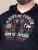 D555 Hector Adventurer Printed Zip Through Hoody Tamsiai mėlyna - Megztiniai ir džemperiai - Megztiniai ir Džemperiai - 2XL-14XL