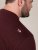 D555 Baldwin Grumpy Old Man Club Print Crew Neck T-shirt Burgundy/ Black Twist - Marškinėliai - Marškinėliai - 2XL-14XL