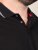 D555 Potts Jersey Polo With Jacquard Collar & Cuffs Juoda - Polo marškinėliai - Polo marškinėliai - 2XL-8XL