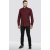 D555 Dawson Textured Shirt Dark Red - Marškiniai - Marškiniai - 2XL-8XL
