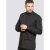 D555 Michael Couture Stretch Shirt Black - Marškiniai - Marškiniai - 2XL-8XL