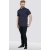 D555 Barrington Short Sleeve Shirt Navy - Marškiniai - Marškiniai - 2XL-8XL