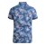 D555 Reuben Hawaii Shirt Navy - Marškiniai - Marškiniai - 2XL-8XL