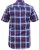 D555 Portland Check Button Down Collar S/S Shirt - Marškiniai - Marškiniai - 2XL-8XL