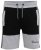 D555 Kirton Couture Elasticated Waistband Shorts Black/Charcoal - Laisvalaikio kelnės ir šortai - Laisvalaikio Kelnės ir Šortai - 2XL-12XL