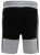 D555 Kirton Couture Elasticated Waistband Shorts Black/Charcoal - Laisvalaikio kelnės ir šortai - Laisvalaikio Kelnės ir Šortai - 2XL-12XL