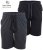 D555 Ryan Jersey Shorts 2-pack Black/Charcoal - Laisvalaikio kelnės ir šortai - Laisvalaikio Kelnės ir Šortai - 2XL-12XL