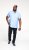 D555 James Short Sleeve Oxford Shirt Sky Blue - Marškiniai - Marškiniai - 2XL-8XL