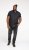 D555 James Short Sleeve Oxford Shirt Black - Marškiniai - Marškiniai - 2XL-8XL