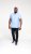 D555 James Short Sleeve Oxford Shirt Sky Blue - Marškiniai - Marškiniai - 2XL-8XL