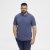 North Latitude Polo Blue Melange - Polo marškinėliai - Polo marškinėliai - 2XL-8XL