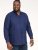 D555 Richard Long Sleeve Oxford Shirt Navy - Marškiniai - Marškiniai - 2XL-8XL