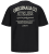 Jack & Jones JORSANTORINI BACK T-Shirt Black - Marškinėliai - Marškinėliai - 2XL-14XL