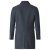 D555 Terry Checked Overcoat Charcoal - Didelės vyriškos striukės - Didelės vyriškos striukės