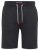 D555 STEFAN1 Elasticated Waist Loop Back Shorts Black - Laisvalaikio Kelnės ir Šortai - Laisvalaikio Kelnės ir Šortai - 2XL-12XL