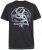 D555 CORTEX California Snake Printed Crew Neck T-Shirt Washed Black - Marškinėliai - Marškinėliai - 2XL-14XL