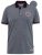 D555 KEMSTON Birds Eye Pique Polo Navy/White - Polo marškinėliai - Polo marškinėliai - 2XL-8XL